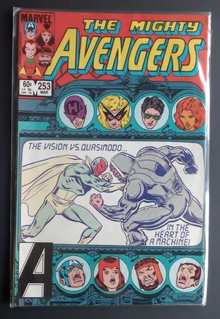 the mighty avengers the vision vs. quasimodo  marvel comics