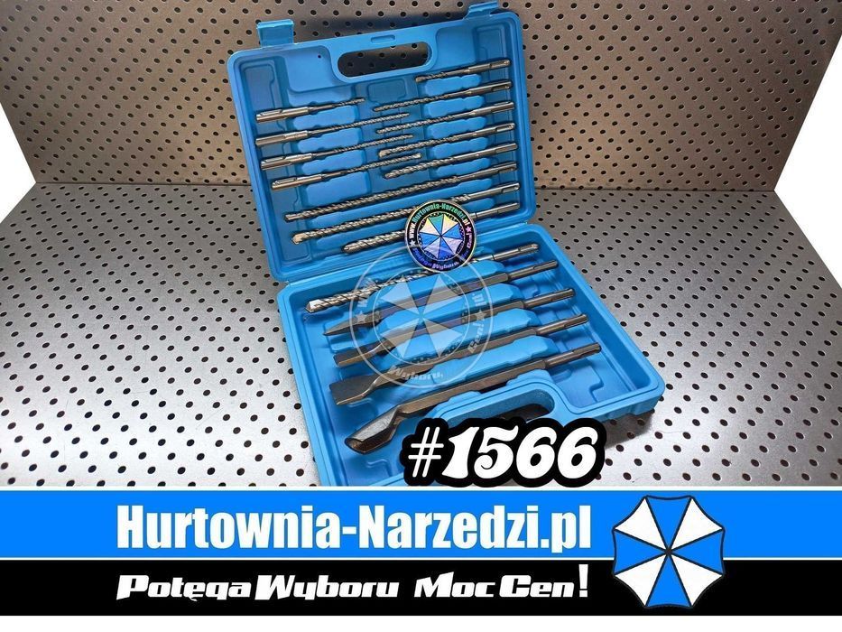 Wiertła i dłuta do betonu z mocowaniem SDS-PLUS, zestaw wierteł sds+