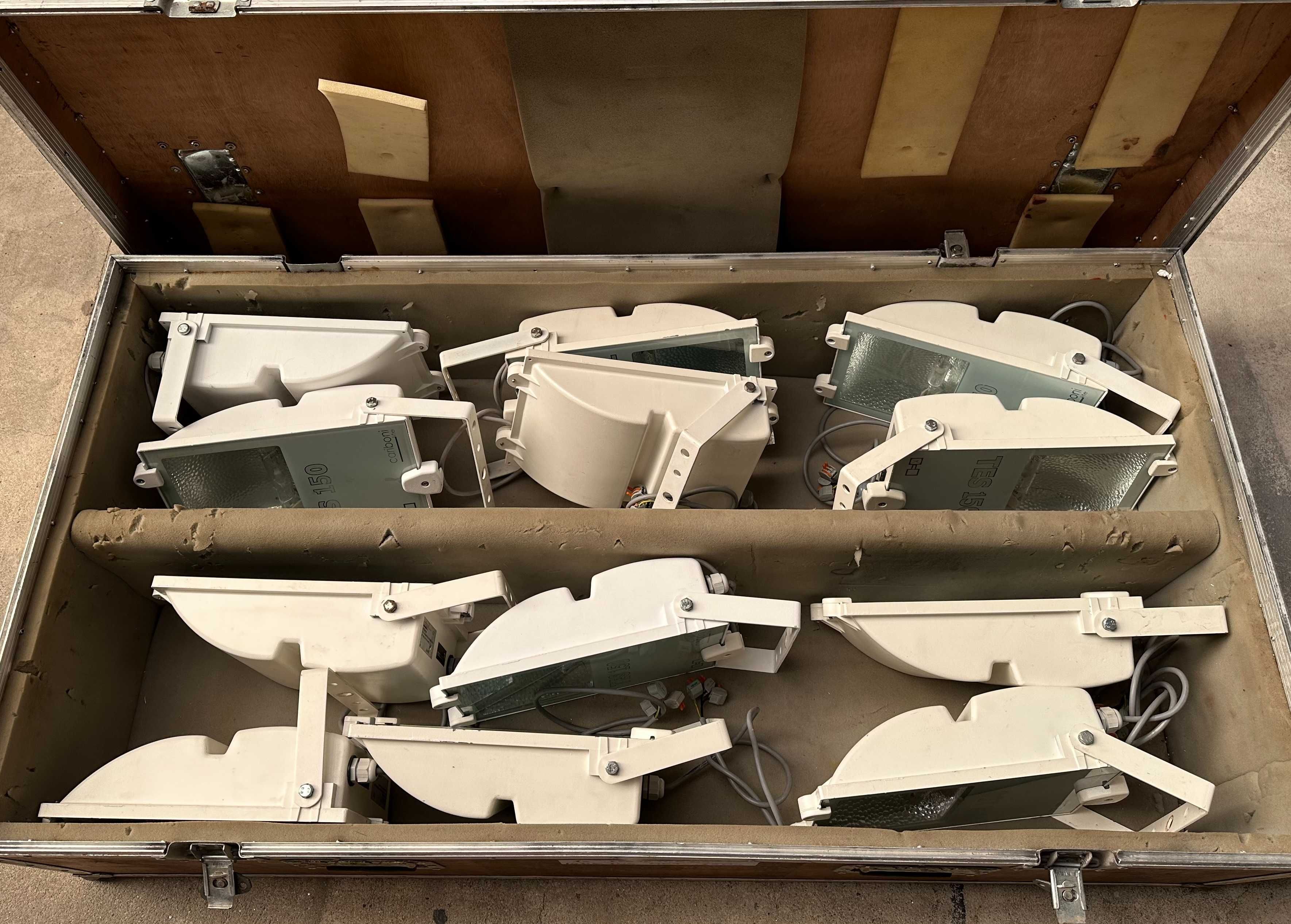 Projetor idodetos metálicos 150w branco (12 un)