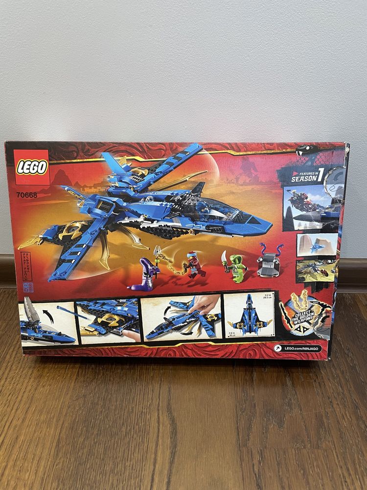 Zestaw Lego Ninjago Burzowy Myśliwiec Jaya 70668