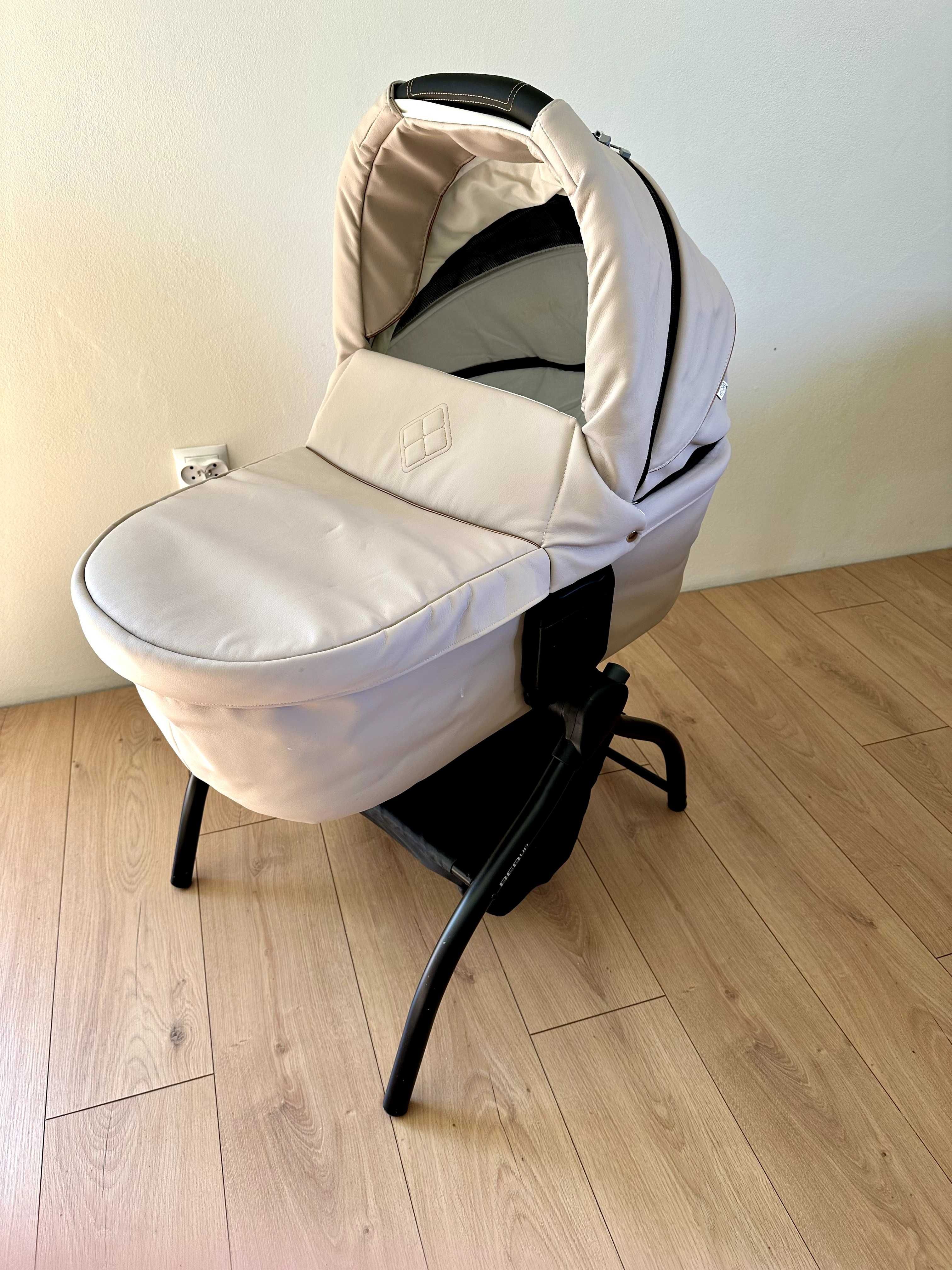 Wózek 2w1 Bebetto Pascal Premium Class Stella – Beż & Miedź