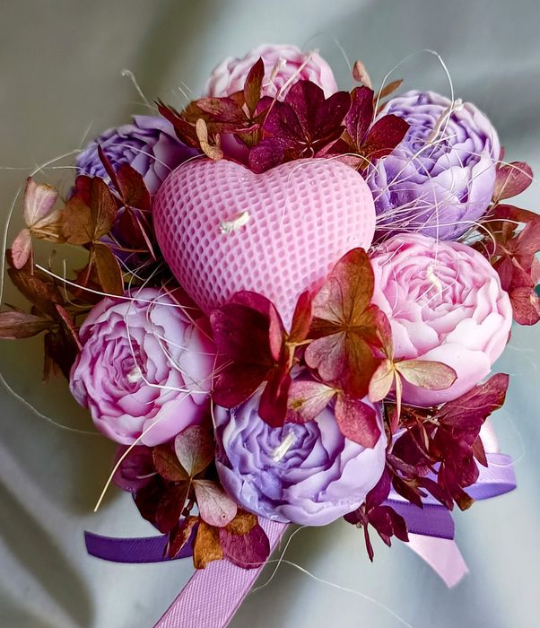 Świece sojowe z misiem w kubeczku ceramicznym