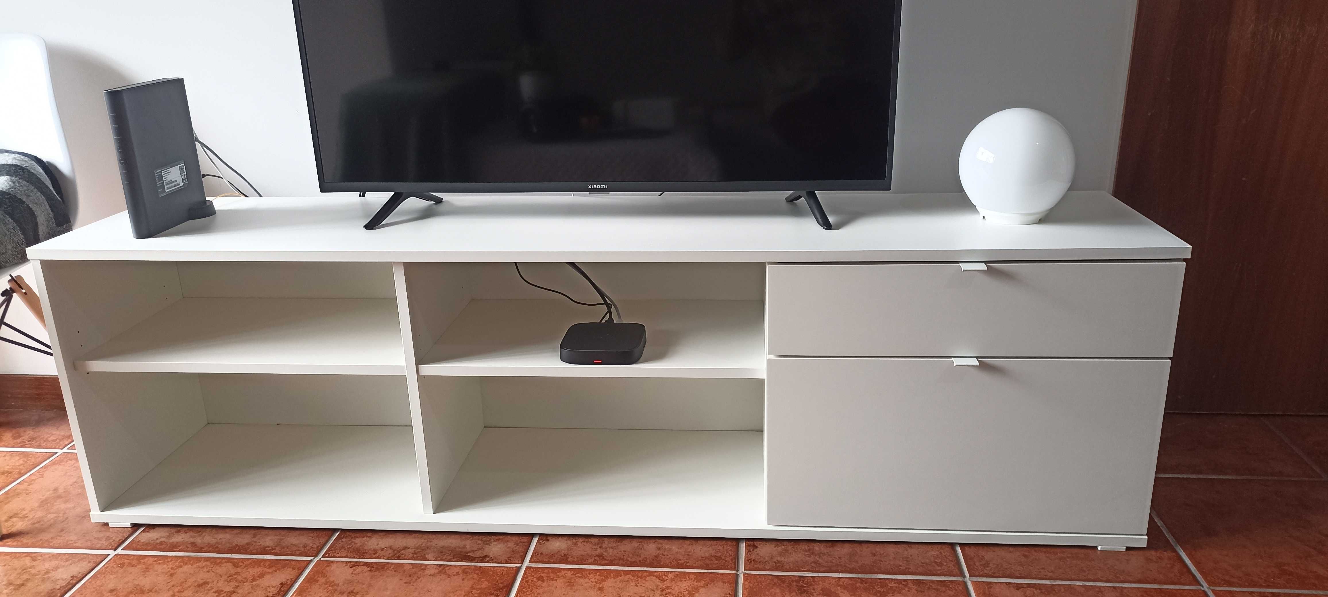 Mesa TV branco 176x37
