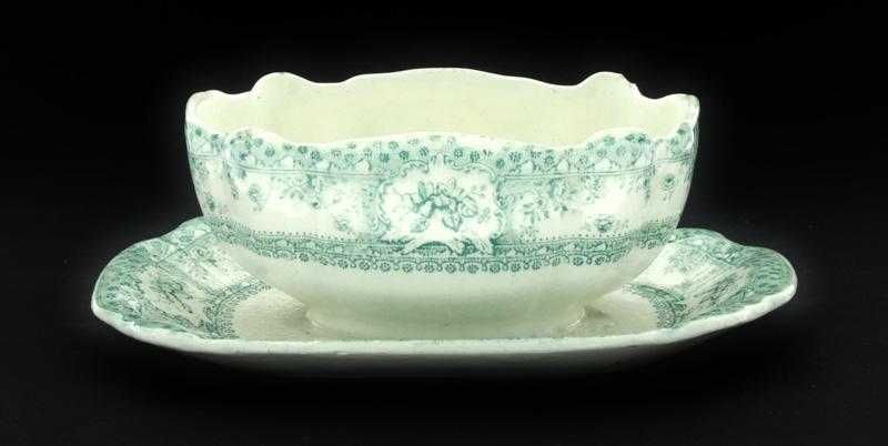 Molheira com prato da Fábrica de Sacavém