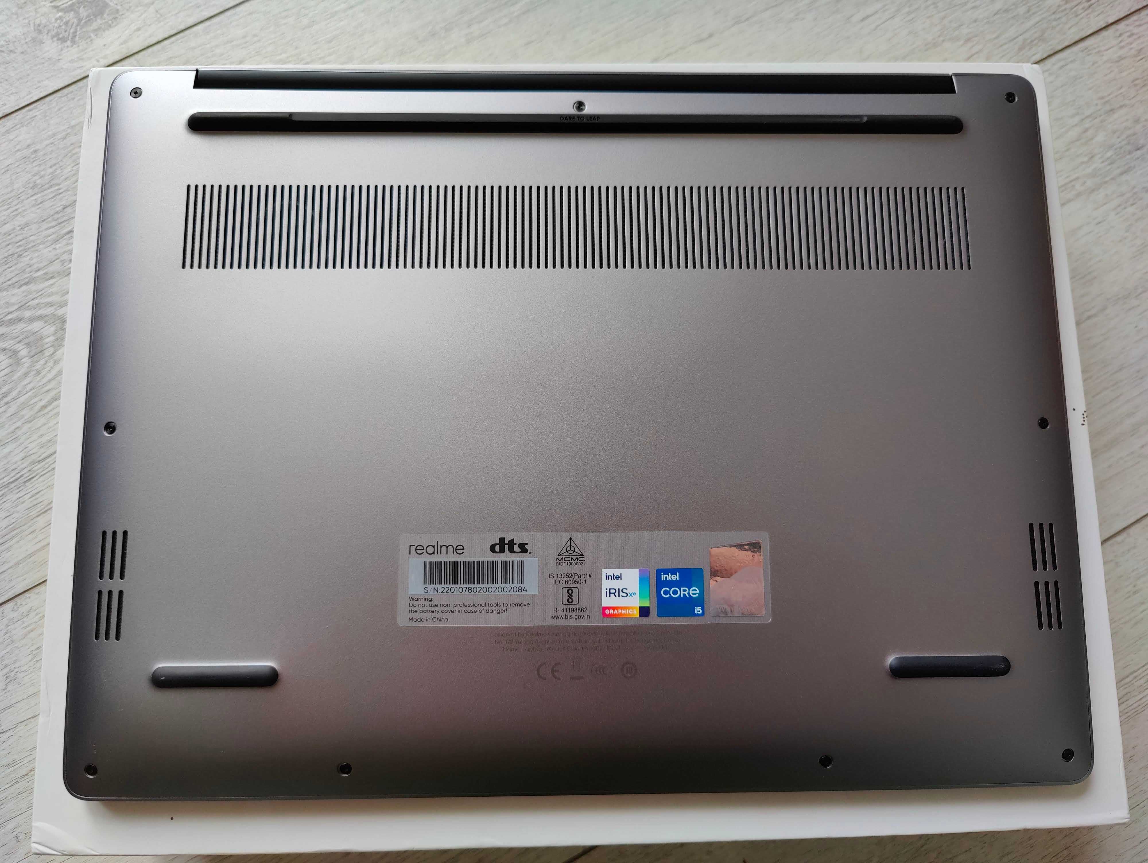 Laptop Ultrabook Realme Book Prime 14"2K i5-11320H 16GB RAM 512GB SSD