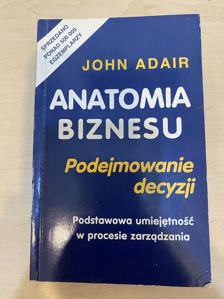 Anatomia biznesu Podejmowanie decyzji John Adair