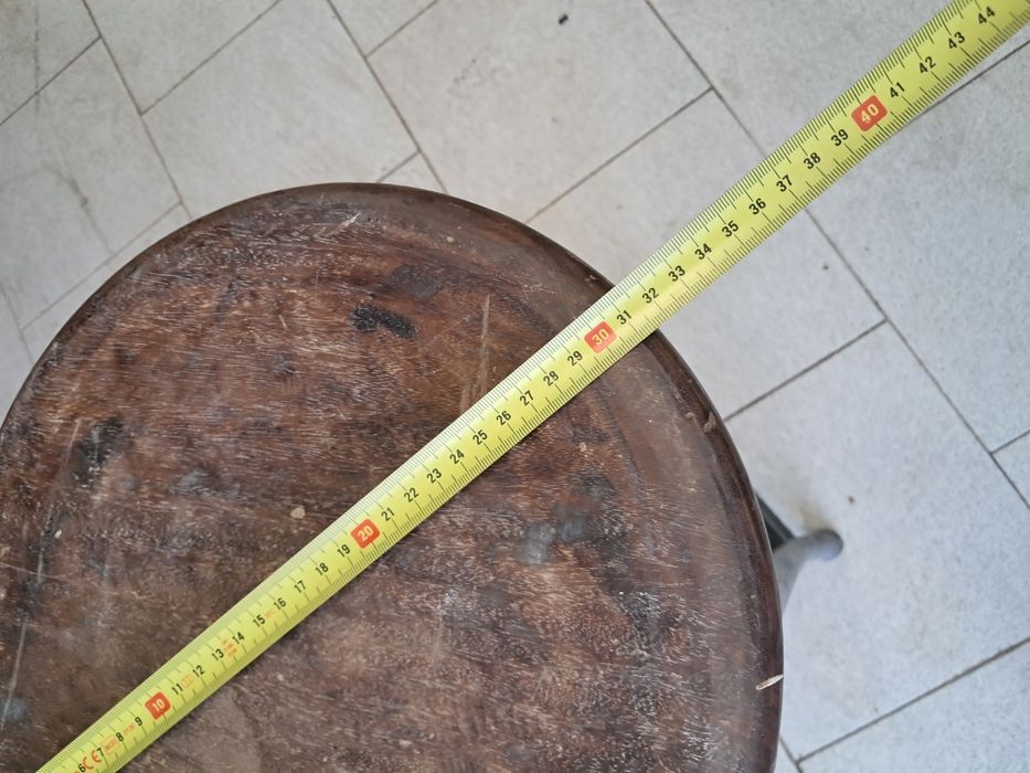 Banco alto antigo vintage alto