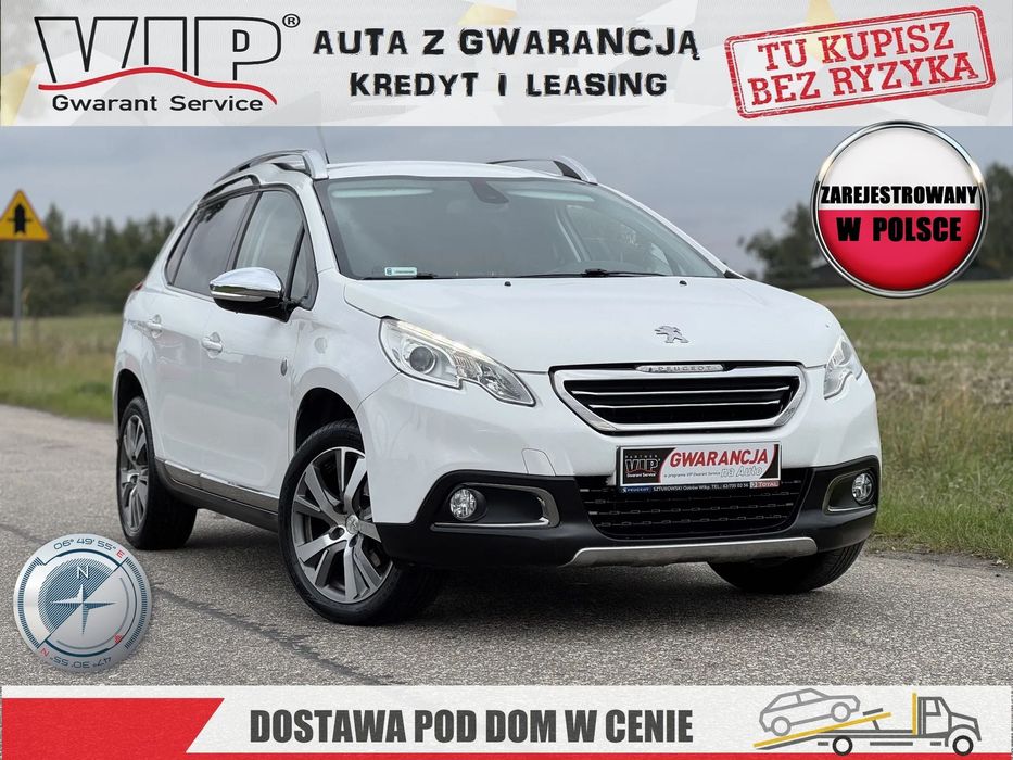 Peugeot 2008 CROSSWAY 77 tys.km / PISEMNA GWARANCJA w cenie / Transport / KREDYT