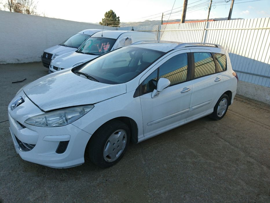 Peugeot 308 1.6hdi para peças, 90cv, frente, airbags, motor, caixa