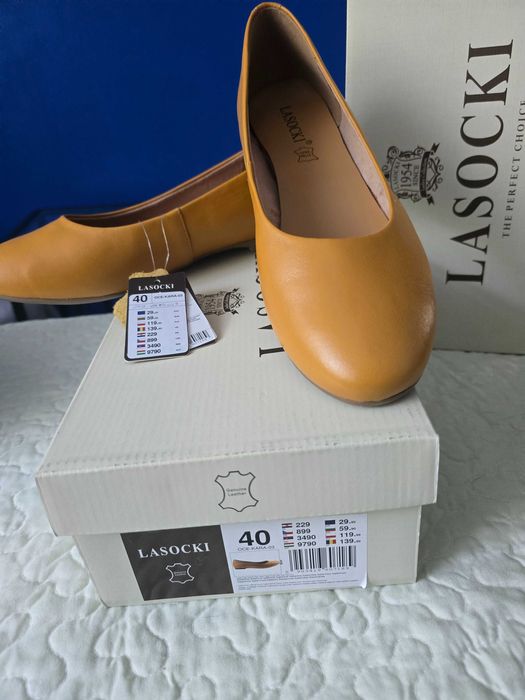 Półbuty damskie skórzane