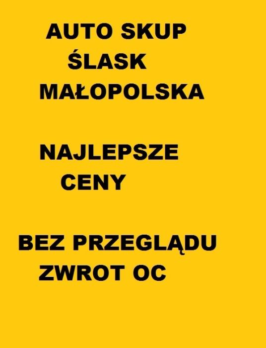 Auto Skup Samochodów skup aut Bielsko Czechowice Żywiec  1,5 Zł /kg