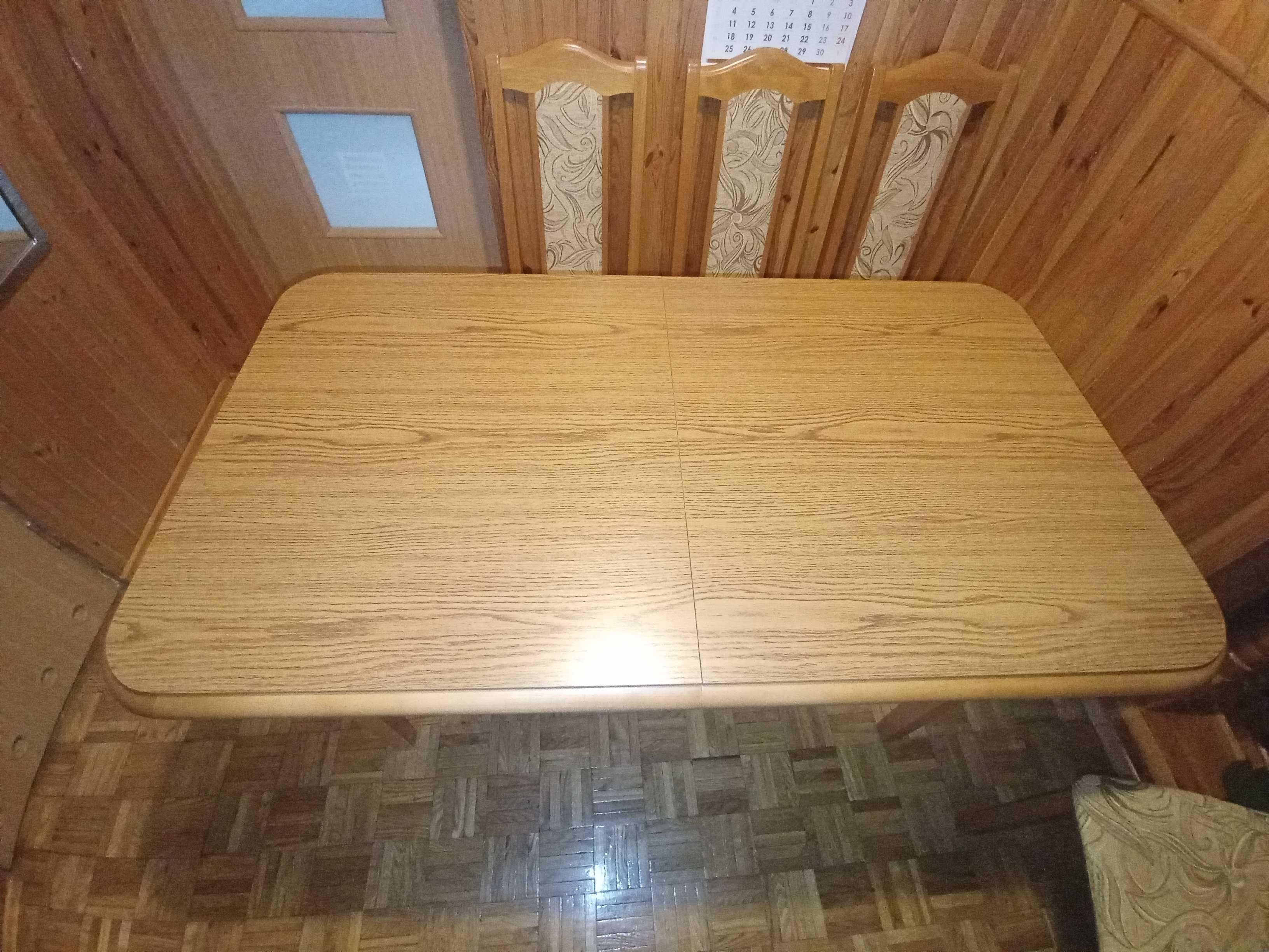 Stół z drewna 140+40/77cm do kuchnii/jadalni/pokoju gościnnego
