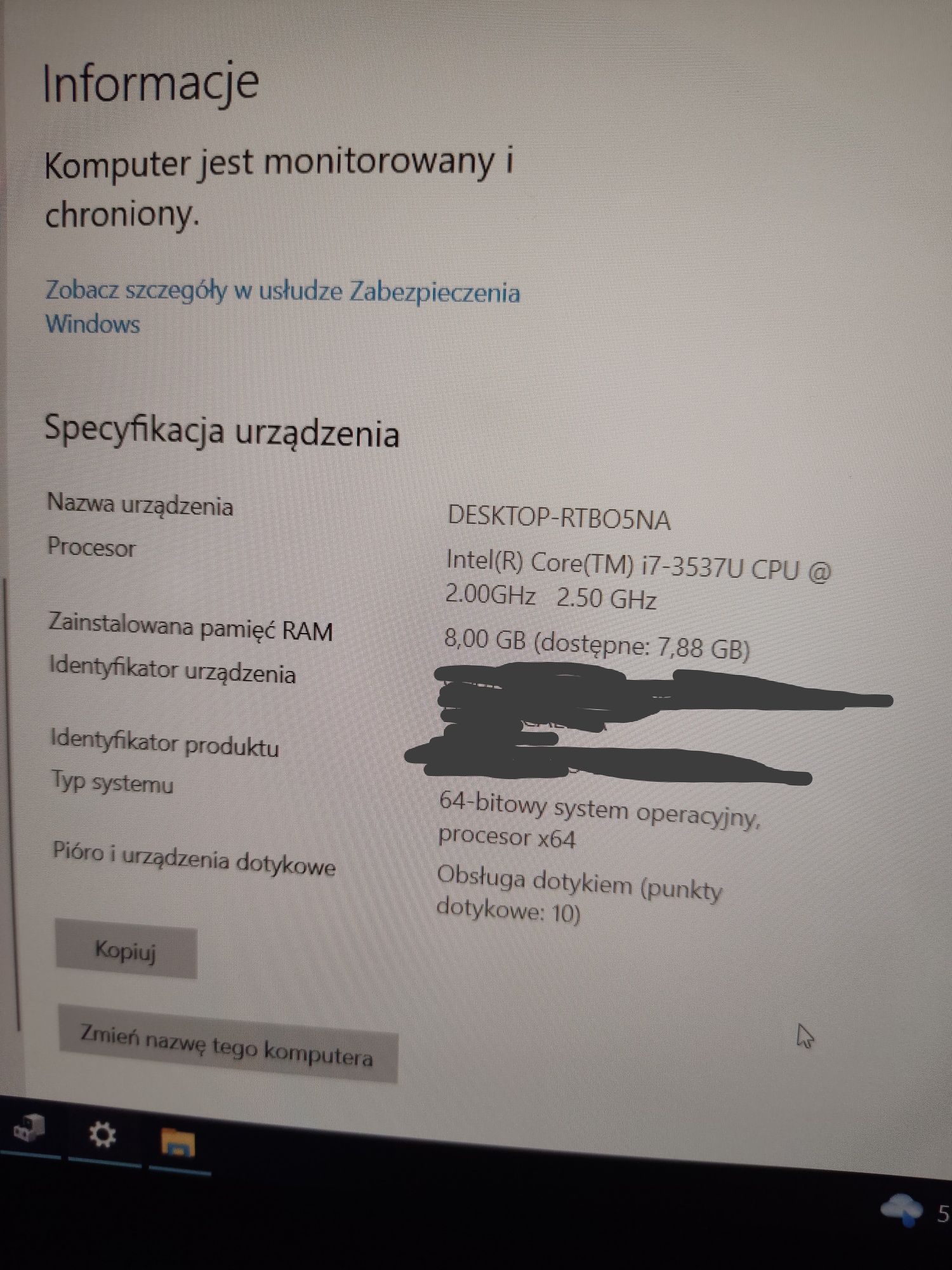 Dotykowy Lenovo Ideapad yoga  13,  intel i7 , ssd, 8gb RAM