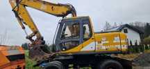 JCB JS 130 JS 145 JS 160 łyżka skarpowa Lenhoff ms10 wał most