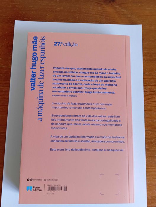 A Máquina de Fazer Espanhóis, de Valter Hugo Mãe