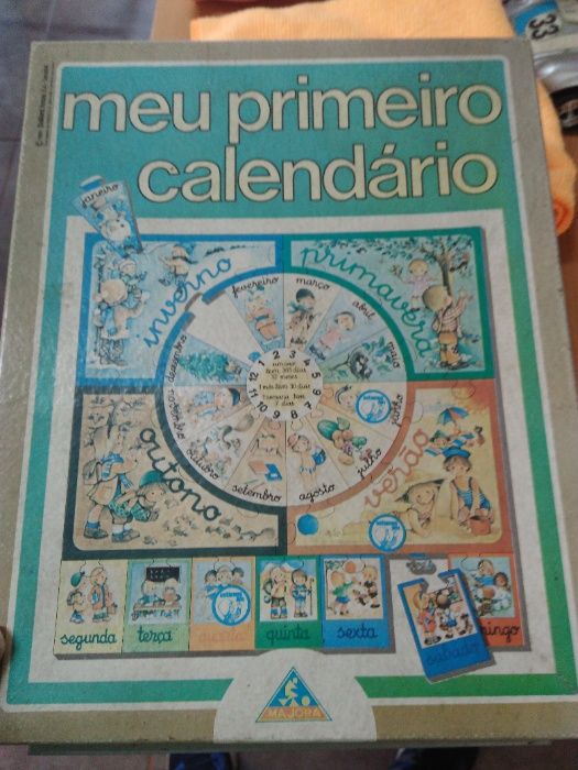 O meu primeiro calendário brinquedo EMBALADO