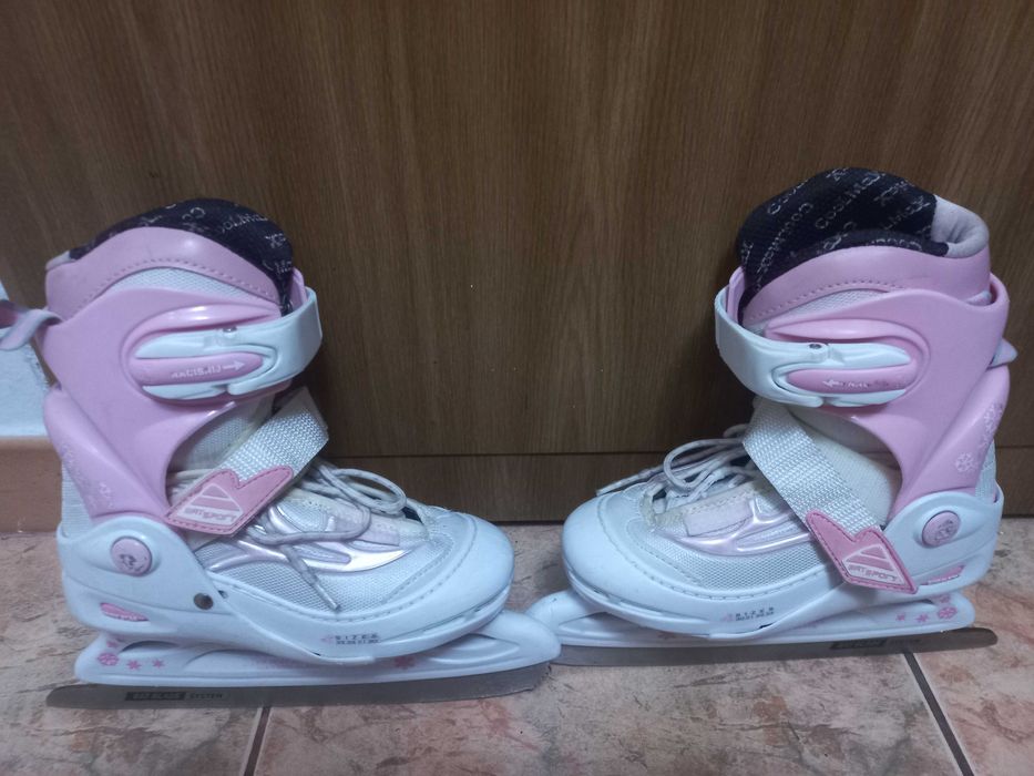 Łyżwy regulowane 30-33 Bat Sport Snow Star