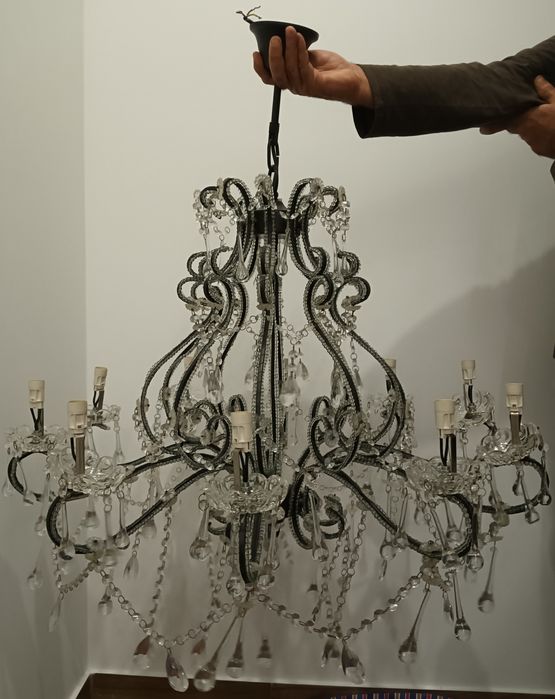 Lustre Candelabro teto Clássico