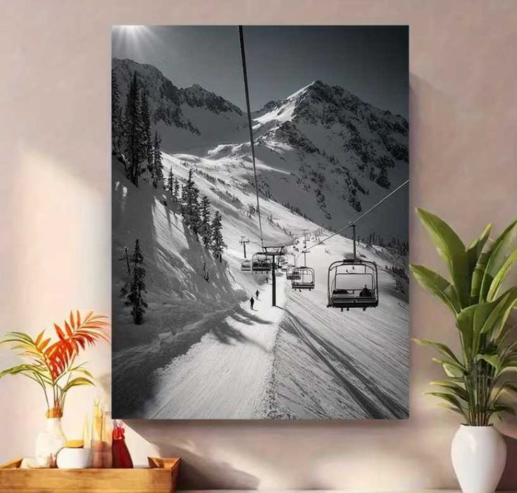 Nowy obraz na płótnie - góry