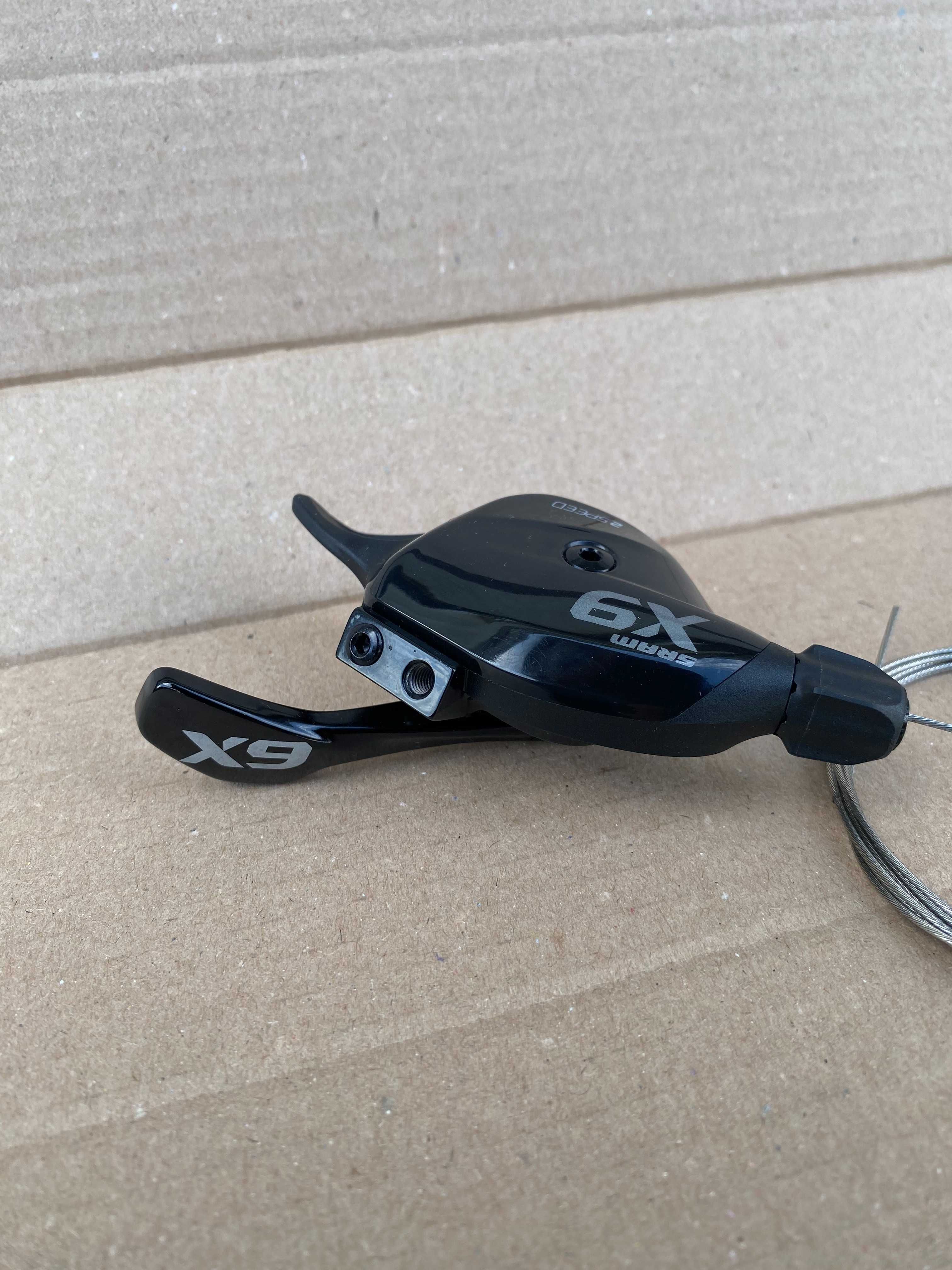 Komplet manetek Sram X9, 2x10s, nowe - bez mocowania [MA-1]
