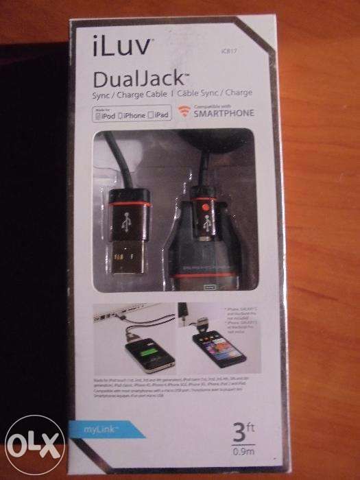 iLuv DualJack kabel do iPhone