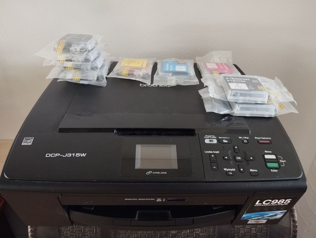 Drukarka Brother DCP-J315W. USZKODZONA błąd 4F