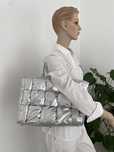 Furla Oportunity torebka srebrna do ręki