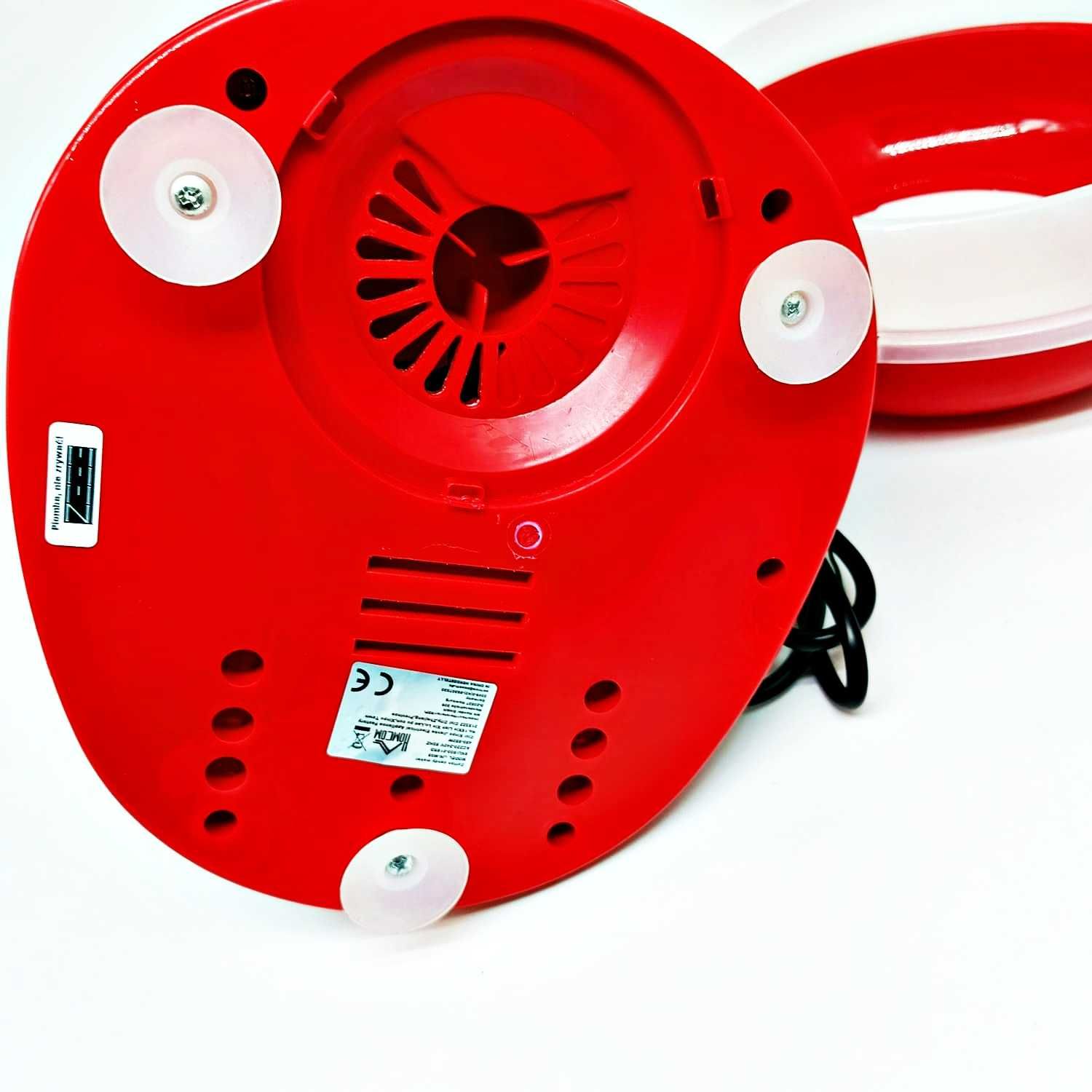 Urządzenie do waty cukrowej Homcom 800-016RD czerwony 450W - 550W