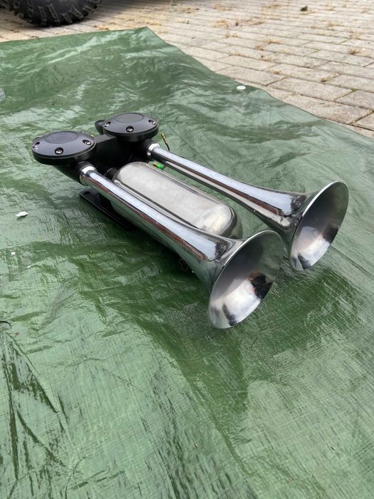 Sygnał Trąbka Klakson Dźwiękowy Pneumatyczny 12V/24V