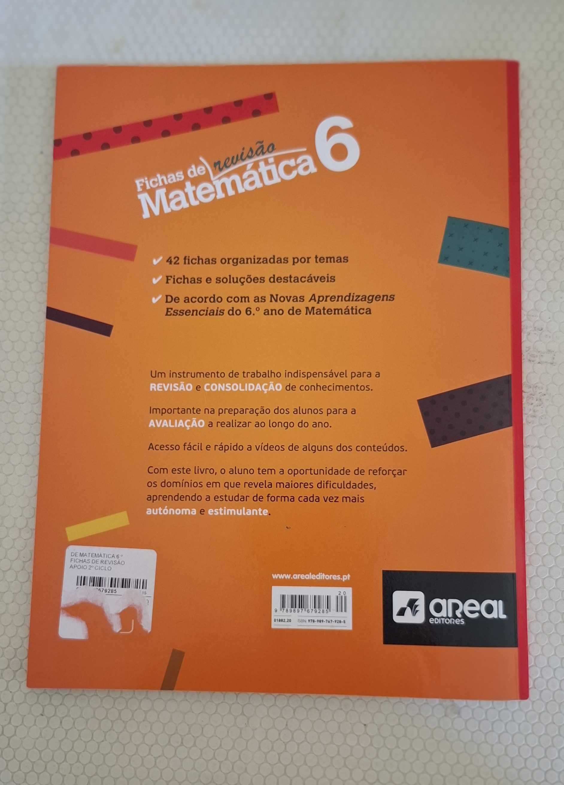 Fichas de Matemática 6 - 6.º Ano