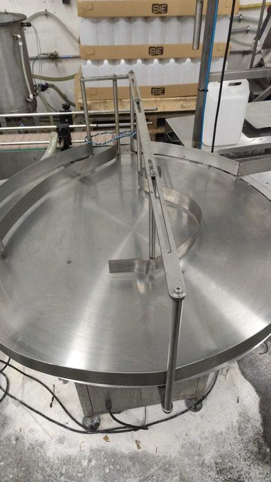 Mesa de recolha ou de abastecimento de embalagens de linha de produção