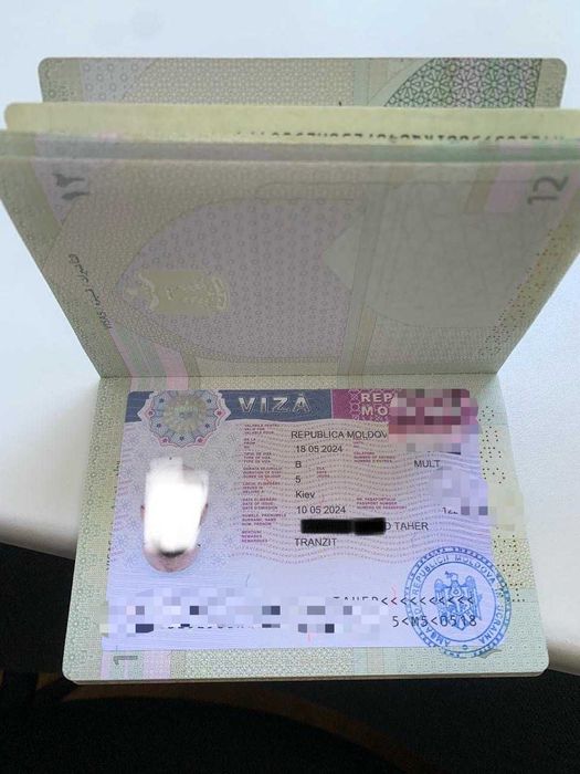 Транзитные молдавские визы для иностранцев  кто имеет  ВНЖ в Украине
