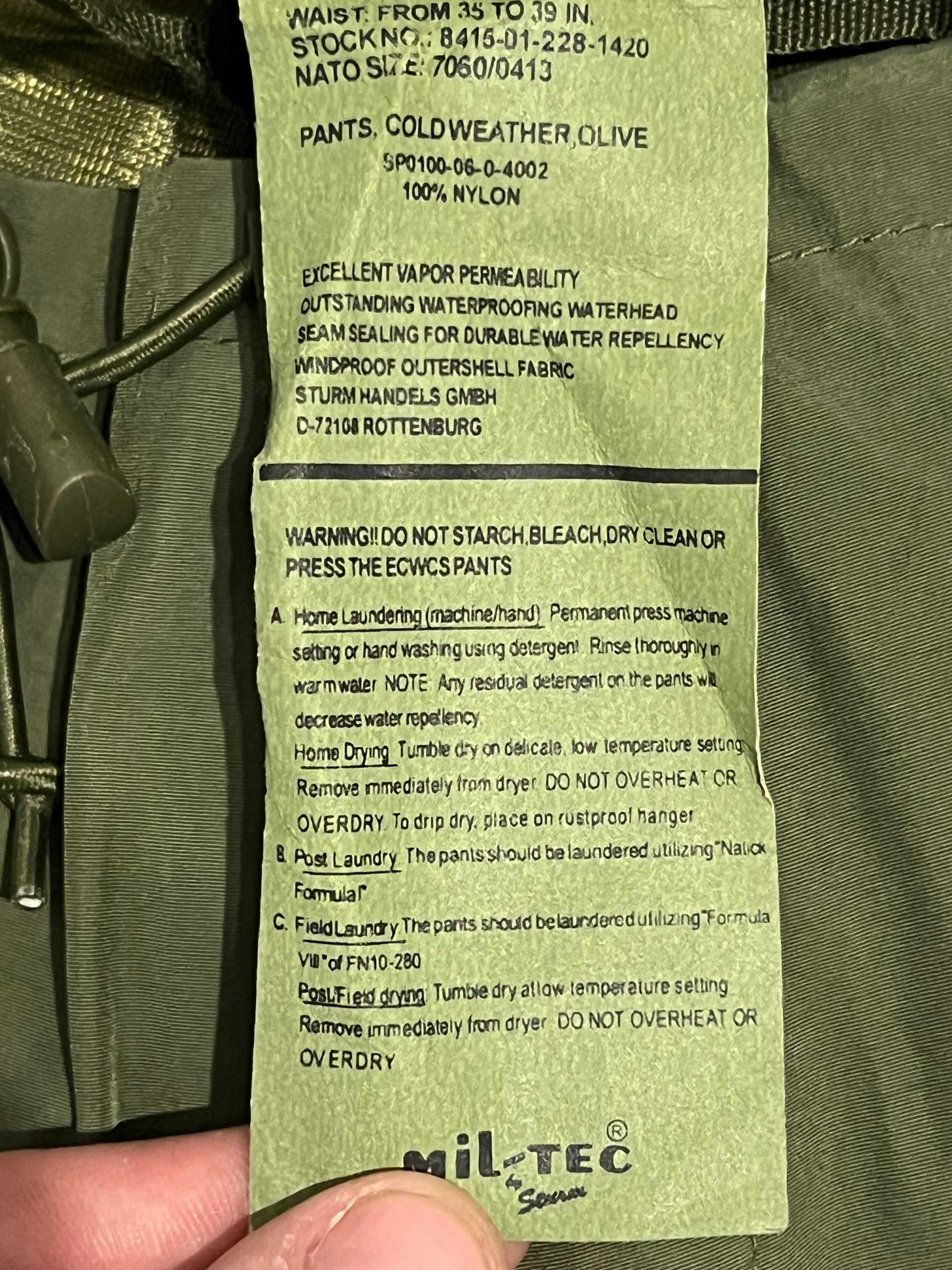 Куртка, парка Mil-Tec parka olive, штани Mil-Tec pants olive