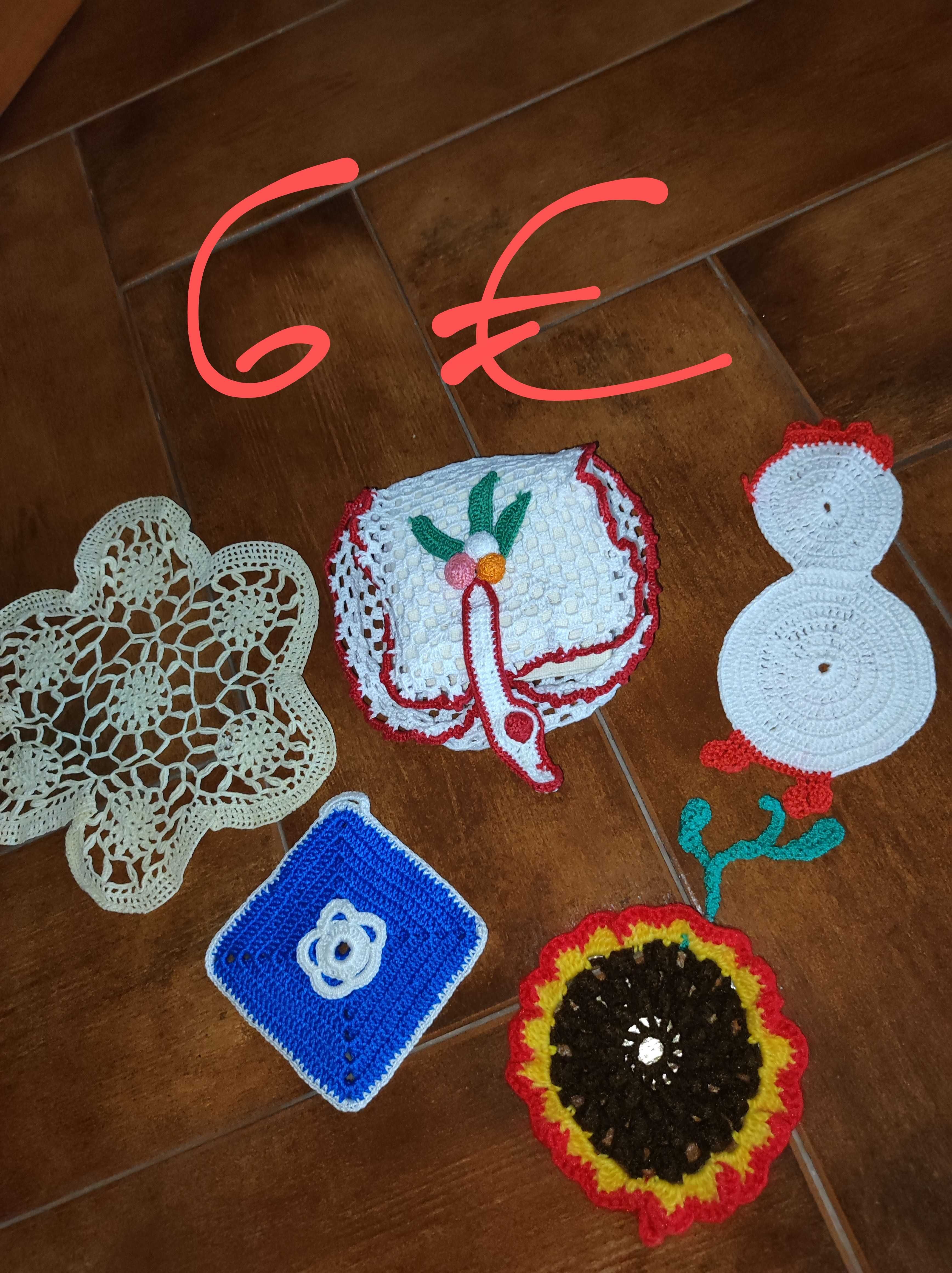 Crochê feito à mão