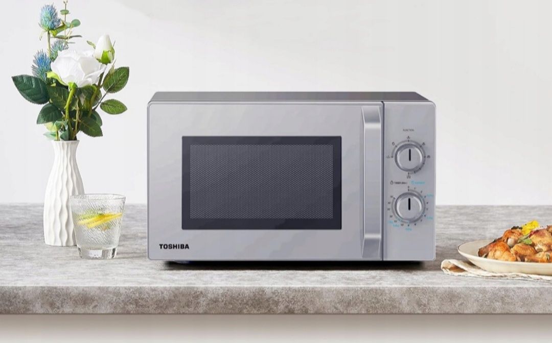 Kuchenka mikrofalowa Mikrofalówka 20L 800W TOSHIBA MW2-MG20PF SL (NK)
