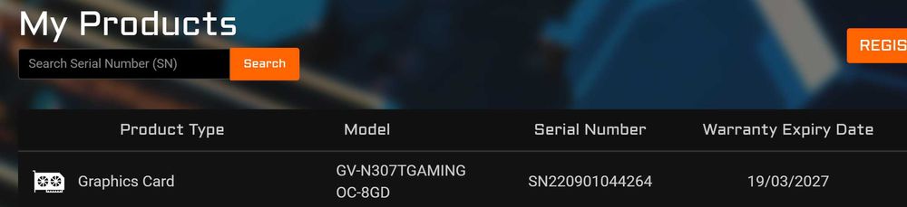 Gigabyte RTX 3070 Ti Gaming OC