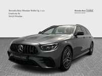 Mercedes-Benz Klasa E FV23%, Burmester, Airmatic, LiveTraffic, AMG Night, Ambiente, Keyless-