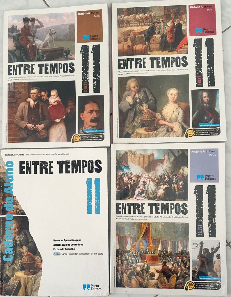 Livro e manual de história 11° ano