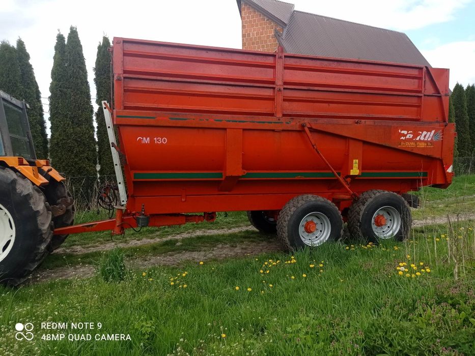 Przyczepa skorupowa Jeantil 13 ton tandem