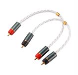 Кабель аналоговий ddHiFi RC20A. 2 RCA / 2 RCA. Довжина: 40 см