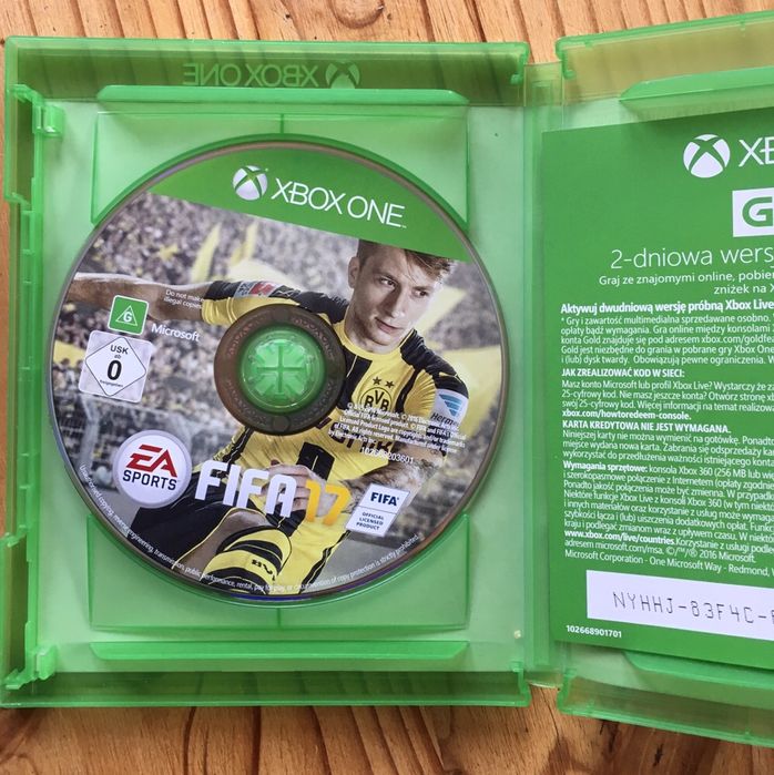 Fifa 17 xbox one / zamiana na inna