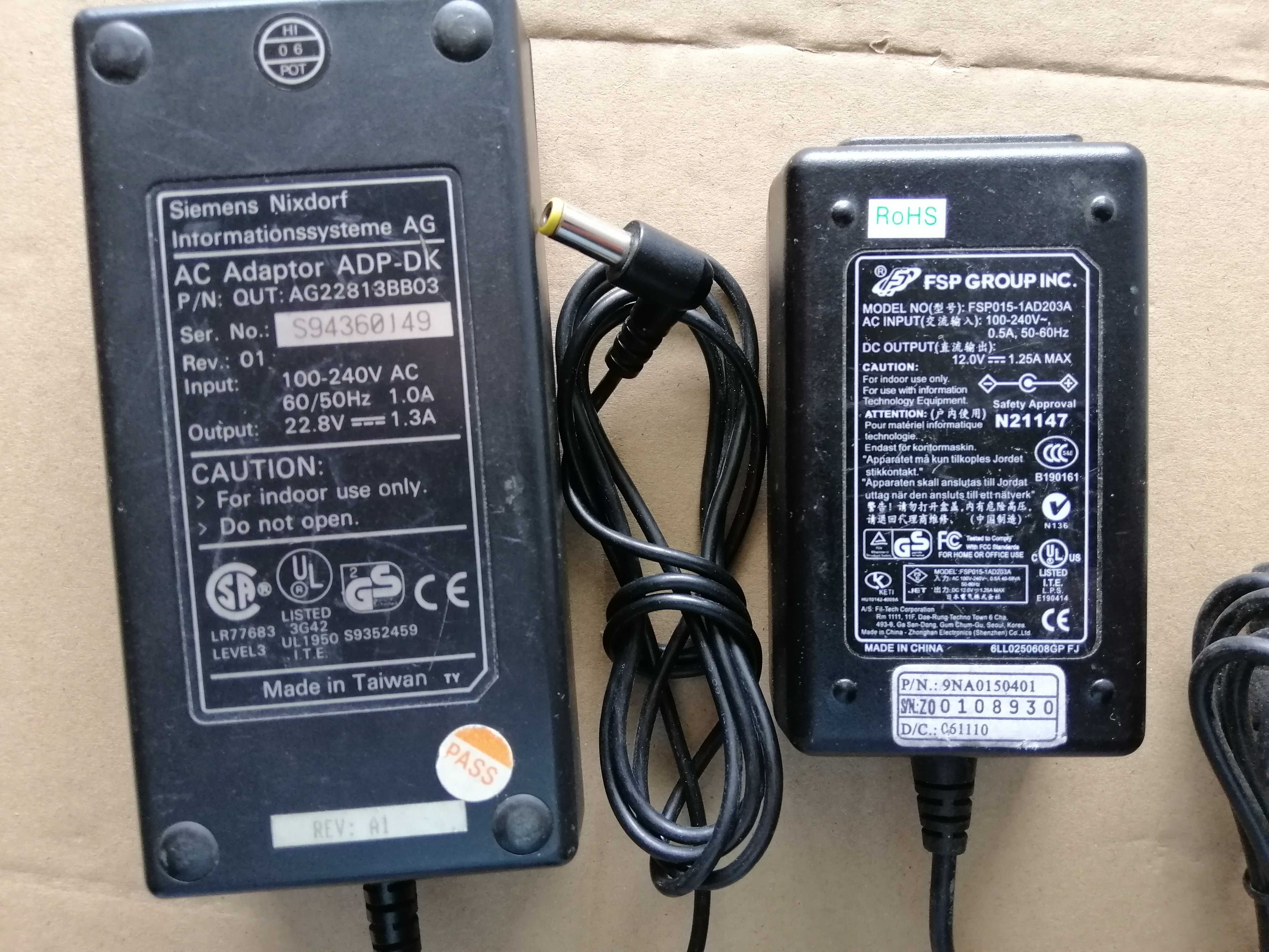 Samsung,sony,hp,canon 12-24V робочі блоки живлення .