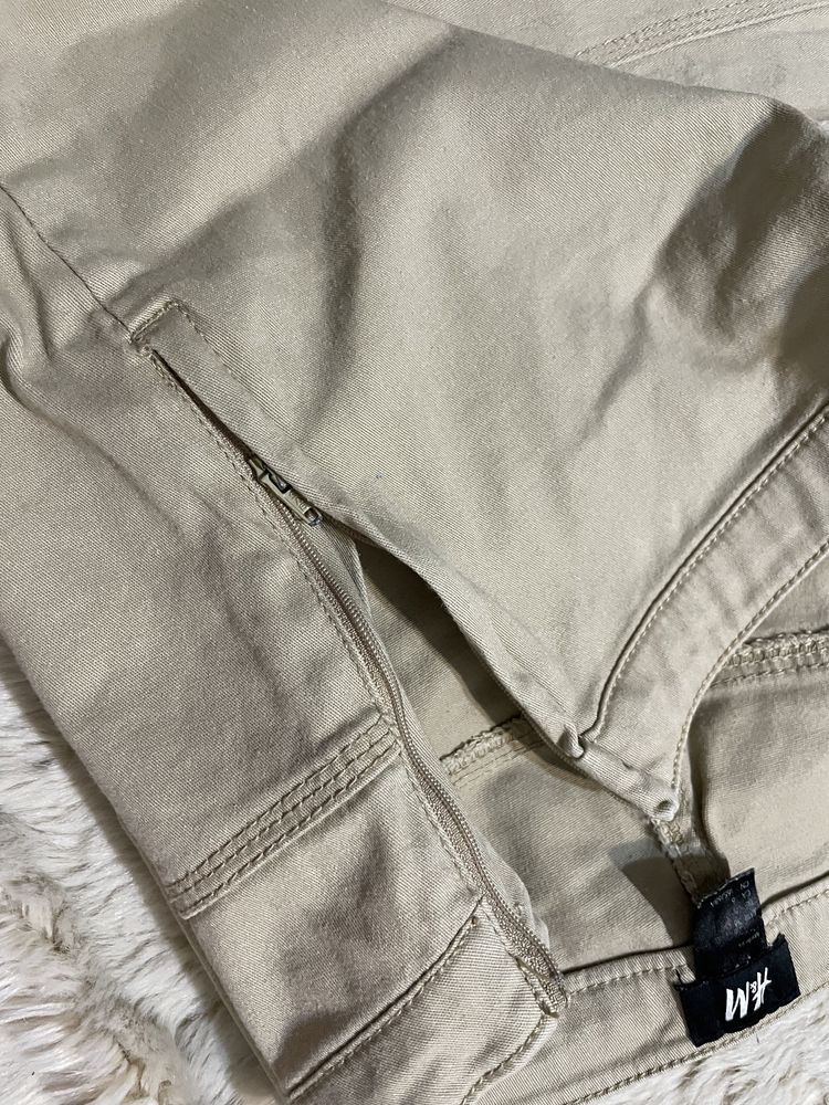 Jegginsy beżowe H&M rozmiar S