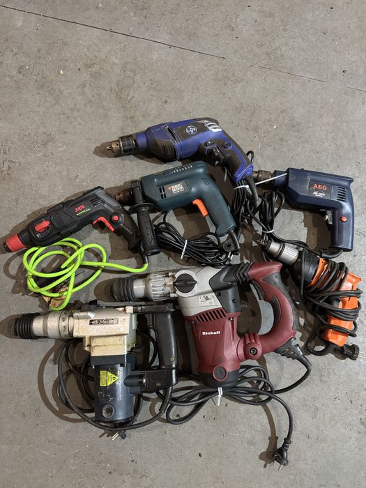 Електро дрель, перфоратор, лобзик шліф машина Bosch einhell