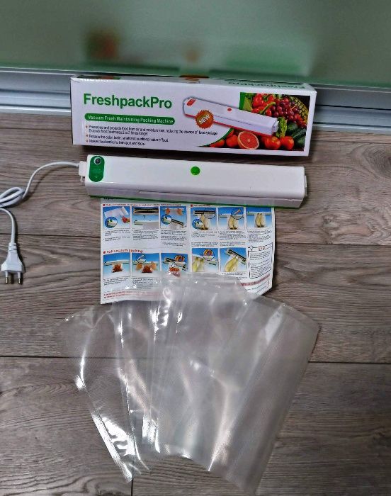 Домашний вакууматор FreshpackPro Вакуматор пакеты в комплекте