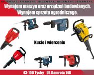Młot udarowy wyburzeniowy kombi kucie i wiercenie wynajem TYCHY