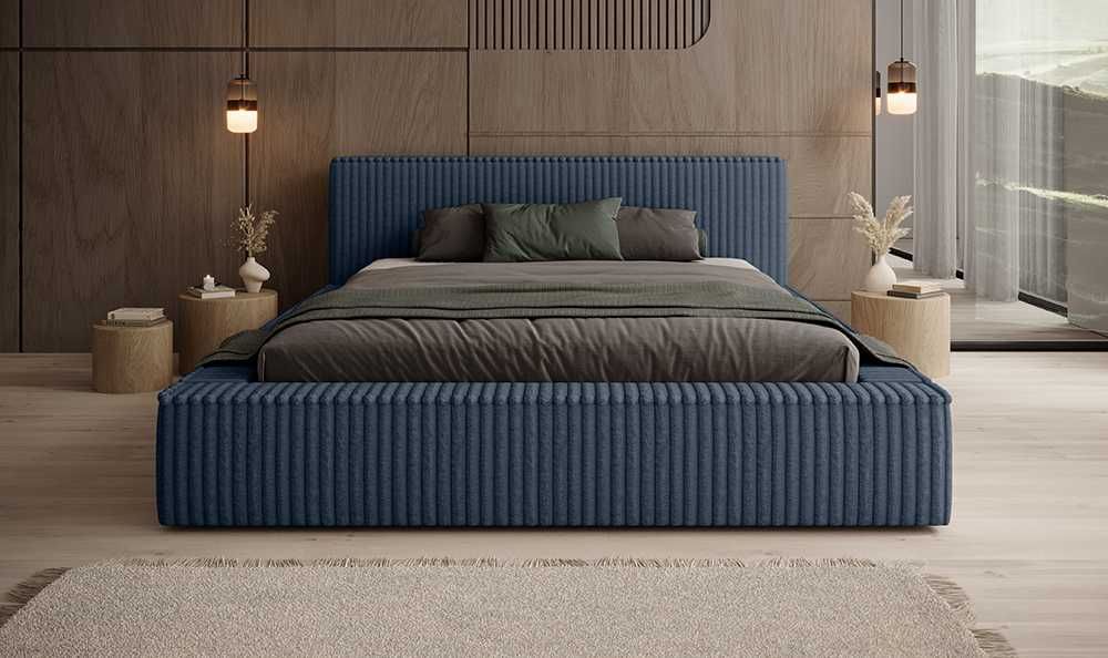 Łóżko tapicerowane COCO - DARMOWA DOSTAWA z pojemnikiem na pościel