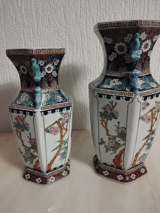 Conjunto de jarras chinesas