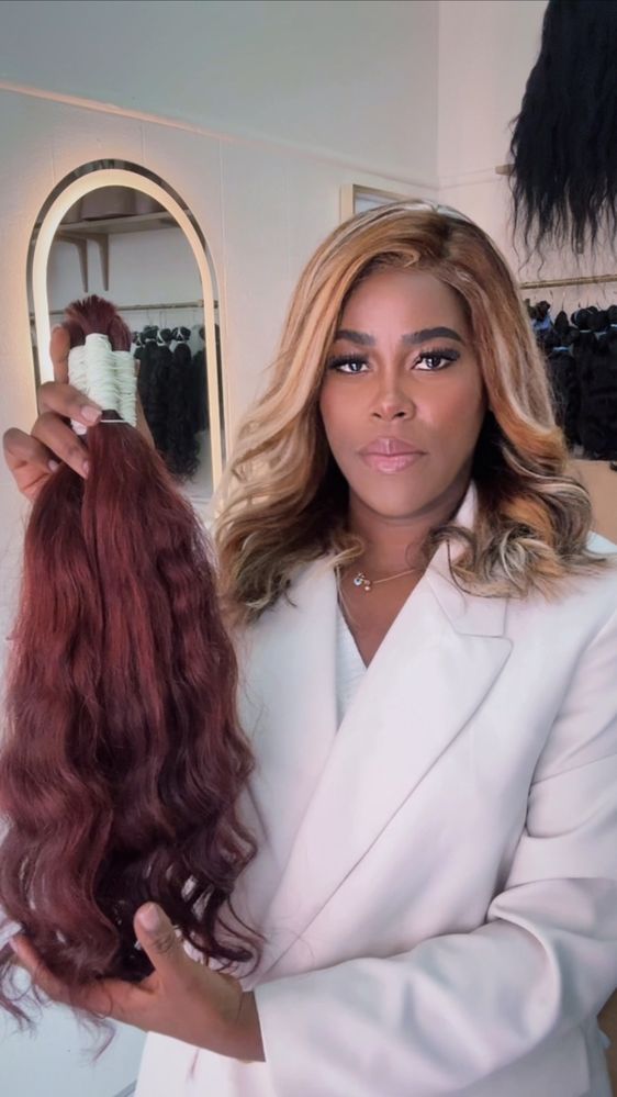 Extensoes de cabelo humano de qualidade