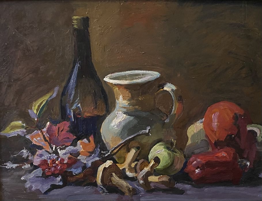 Картини. Натюрморт ,, Червоні макиʼʼ 1995р. Головко В.П.